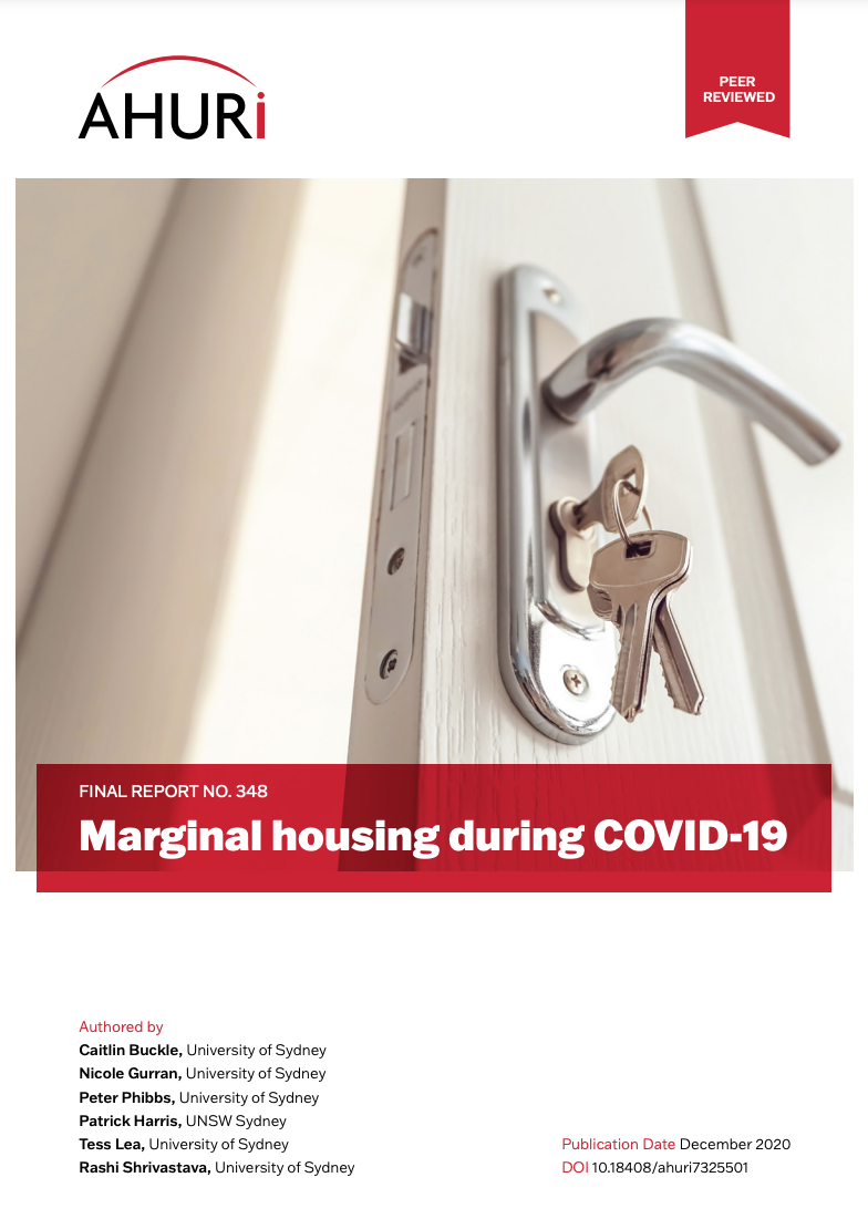 Informal, marginal, and short-term accommodation under COVID-19